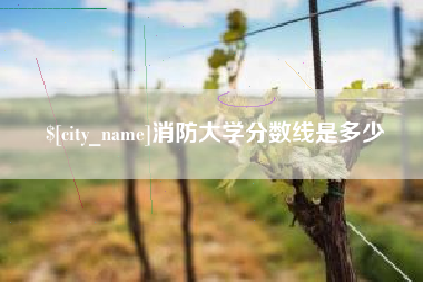 沈丘消防大学分数线是多少