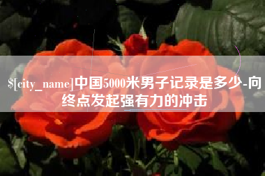 沈丘中国5000米男子记录是多少-向终点发起强有力的冲击