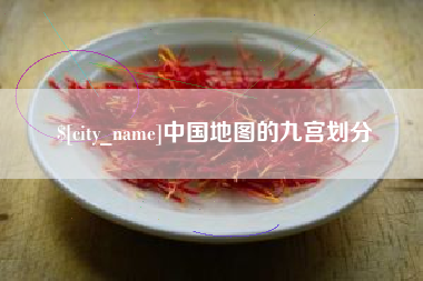 沈丘中国地图的九宫划分