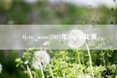 沈丘2021年5000米比赛