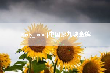 沈丘中国哪九块金牌