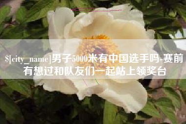 沈丘男子5000米有中国选手吗-赛前有想过和队友们一起站上领奖台