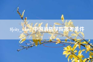 沈丘中国消防学院报考条件