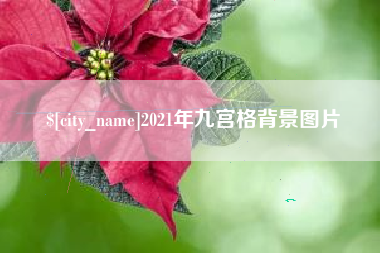 沈丘2021年九宫格背景图片
