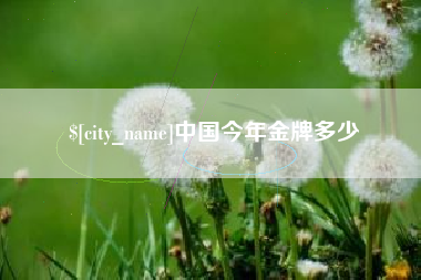 沈丘中国今年金牌多少