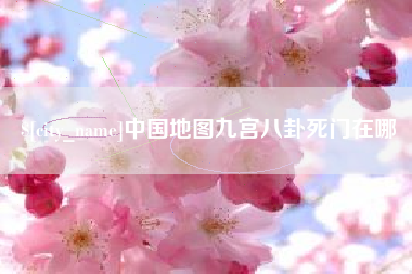 沈丘中国地图九宫八卦死门在哪