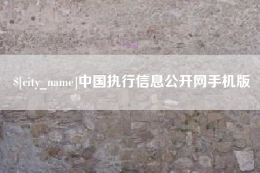 沈丘中国执行信息公开网手机版
