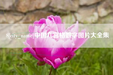 沈丘中国九宫格数字图片大全集