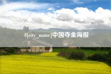 沈丘中国夺金海报