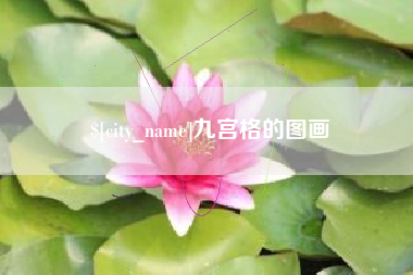 沈丘九宫格的图画