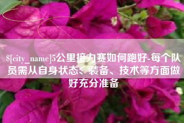 沈丘5公里接力赛如何跑好-每个队员需从自身状态、装备、技术等方面做好充分准备
