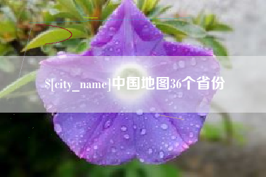 沈丘中国地图36个省份