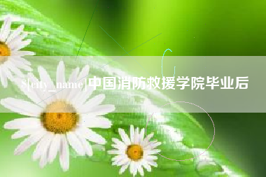 沈丘中国消防救援学院毕业后