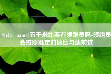 沈丘五千米比赛有领跑员吗-领跑员会按照既定的速度匀速前进