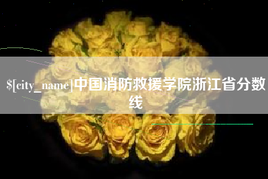 沈丘中国消防救援学院浙江省分数线