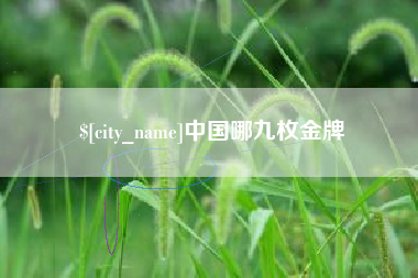 沈丘中国哪九枚金牌