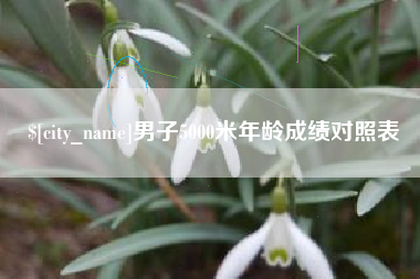 沈丘男子5000米年龄成绩对照表