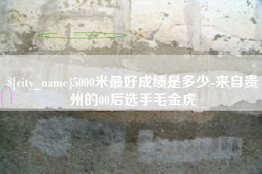 沈丘5000米最好成绩是多少-来自贵州的00后选手毛金虎