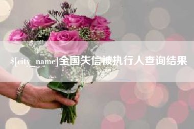 沈丘全国失信被执行人查询结果